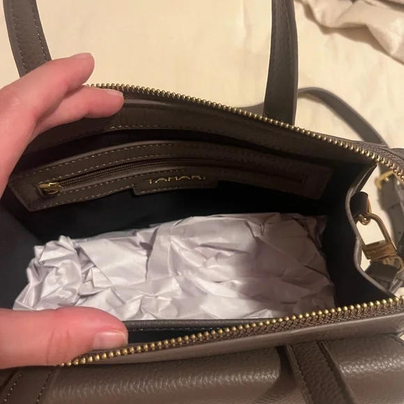 NWOT Tahari Brown Handbag/ Shoulder Bag - Picture 4 of 4